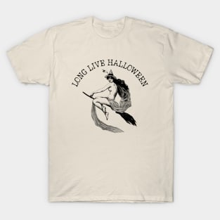 Long Live Halloween - Vintage Witch T-Shirt